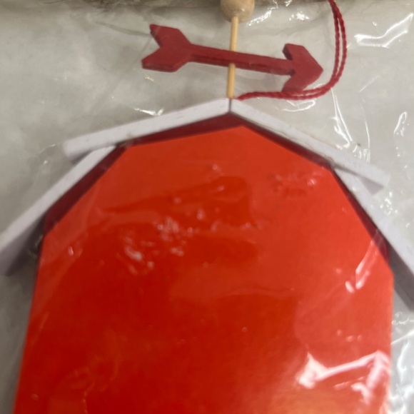 Vintage Christmas Victorian Girl Picture Frame Wooden House Ornament NEW - Picture 4 of 4